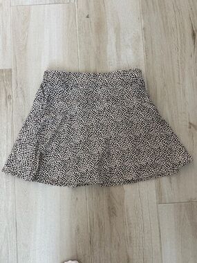 Altar’d State Cheetah Print A-Line Skirt - Black & Cream Size M
